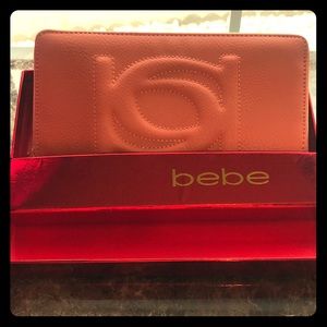 Poppy wallet peach color